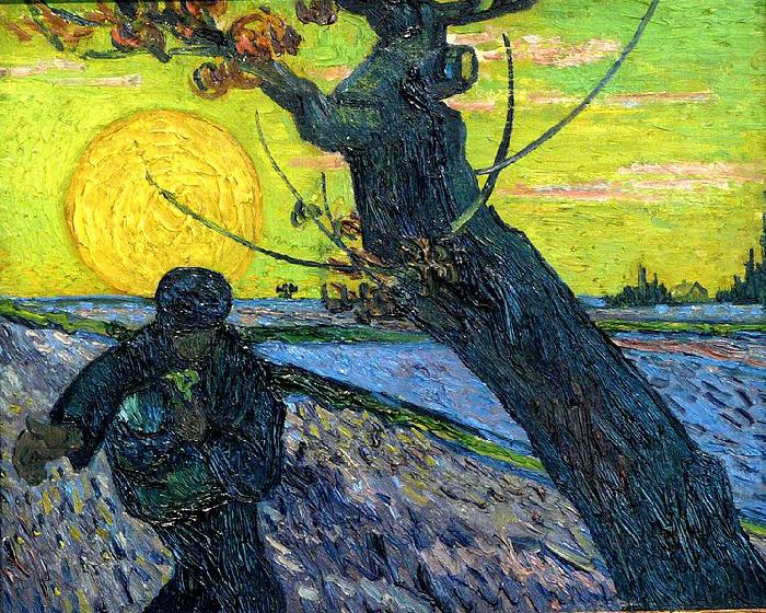Vincent Van Gogh The sower china oil painting image